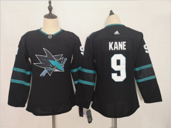 Youth Sharks 9 Evander Kane Black Youth Adidas Jersey