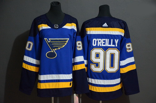 Blues 90 Ryan O 27Reilly Blue Adidas Jersey 901