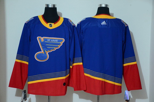 Blues Blank Blue Adidas Jersey