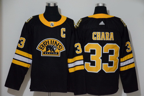 Bruins 33 Zdeno Chara Black 3rd Adidas Jersey