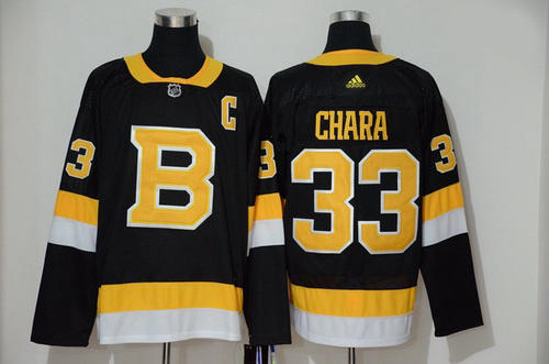 Bruins 33 Zdeno Chara Black Adidas Jersey