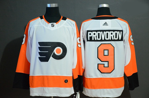 Flyers 9 Ivan Provorov White Adidas Jersey