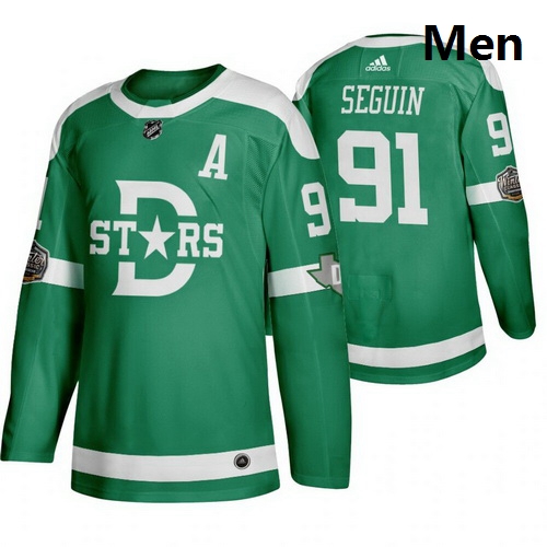 Stars 91 Tyler Seguin Green 2020 Winter Classic Adidas Jersey