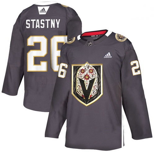 Vegas Golden Knights 26 Paul Stastny Gray Dia De Los Muertos Adidas Jersey