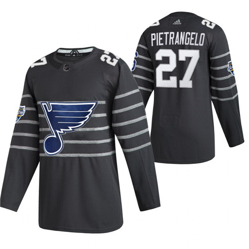 Blues 27 Alex Pietrangelo Gray 2020 NHL All Star Game Adidas Jersey