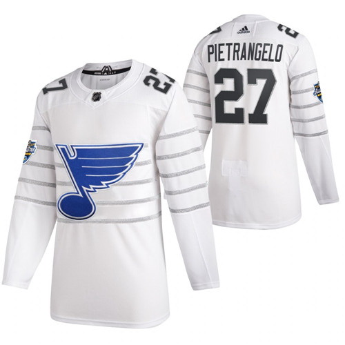 Blues 27 Alex Pietrangelo White 2020 NHL All Star Game Adidas Je