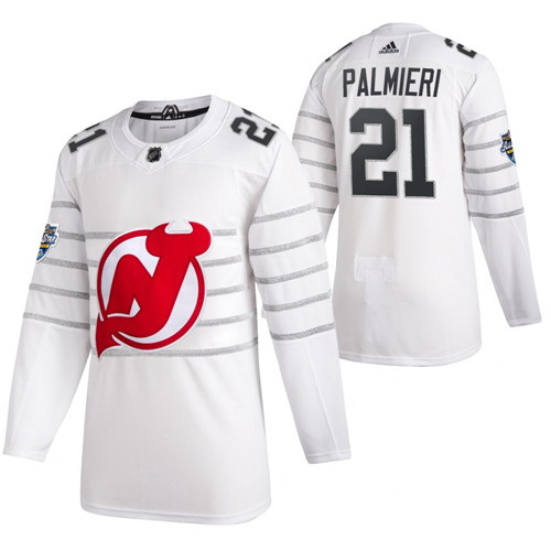 Devils 21 Kyle Palmieri White 2020 NHL All Star Game Adidas Jers