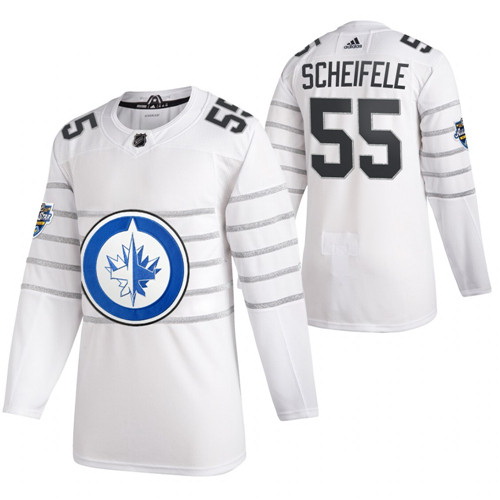 Jets 55 Mark Scheifele White 2020 NHL All Star Game Adidas Jerse