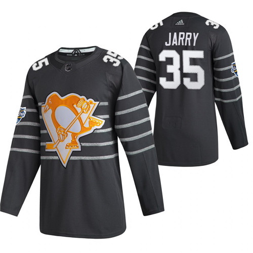 Penguins 35 Tristan Jarry Gray 2020 NHL All Star Game Adidas Jer