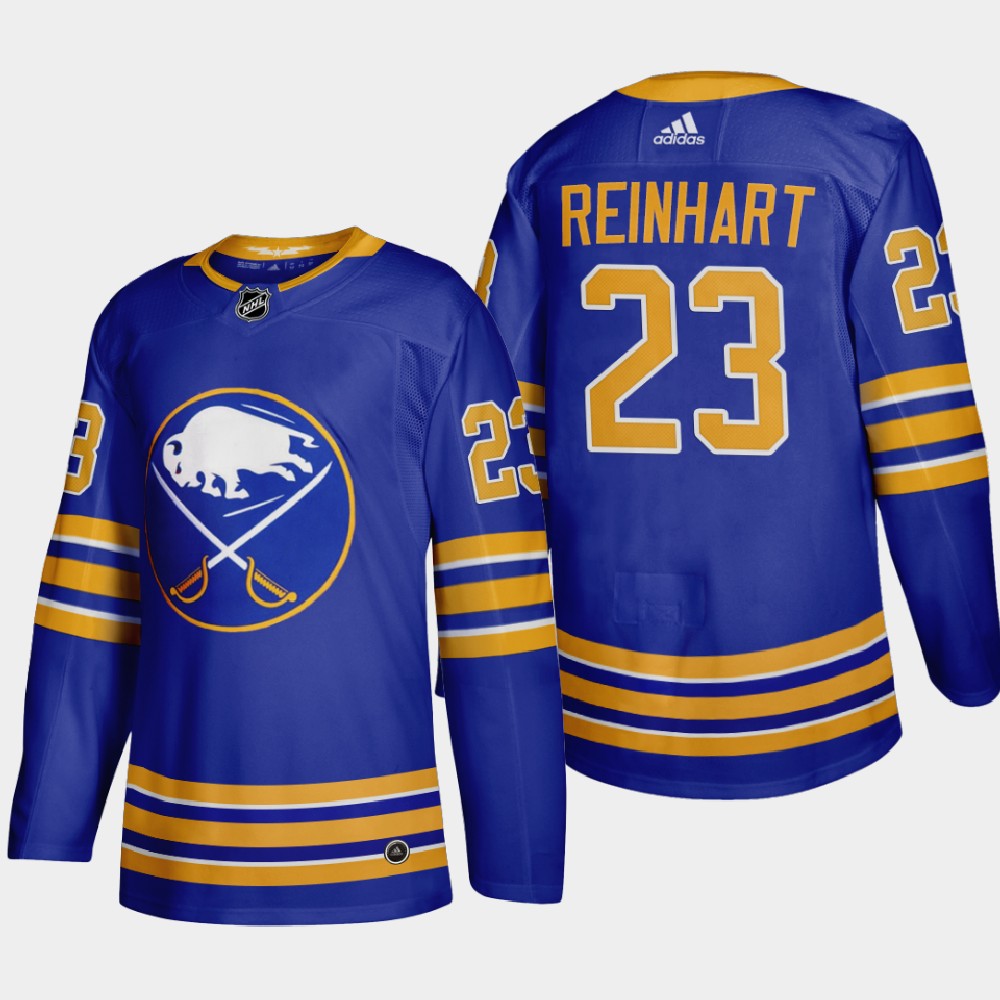 Buffalo Sabres 23 Sam Reinhart Men Adidas 2020 21 Home Authentic Player Stitched NHL Jersey Royal Bl