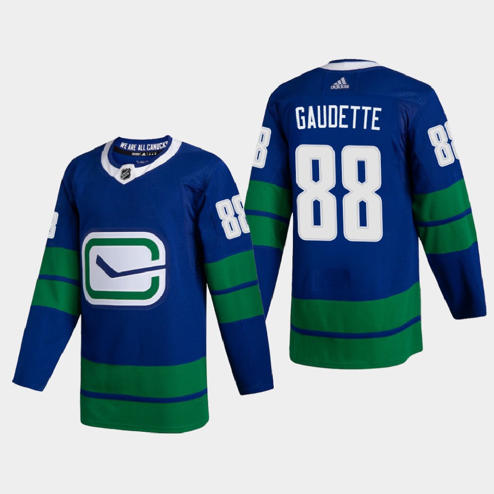 Vancouver Canucks 88 Adam Gaudette Men Adidas 2020 21 Authentic Player Alternate Stitched NHL Jersey