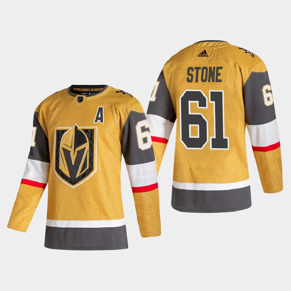 Vegas Golden Knights 61 Mark Stone Men Adidas 2020 21 Authentic Player Alternate Stitched NHL Jersey