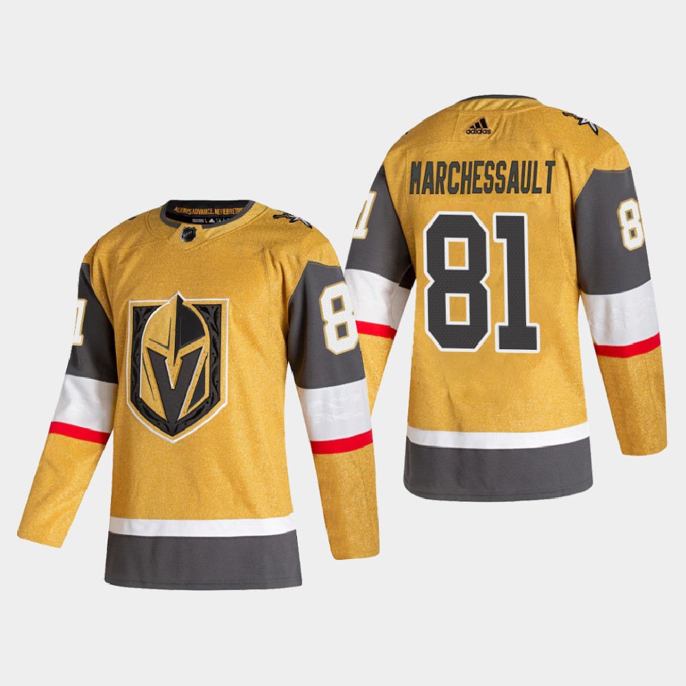 Vegas Golden Knights 81 Jonathan Marchessault Men Adidas 2020 21 Authentic Player Alternate Stitched