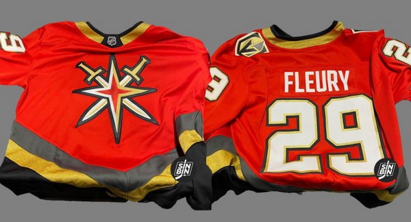 Men Men Vegas Golden Knights 29 Marc Andre Fleury Red 2021 Retro Fourth Jersey