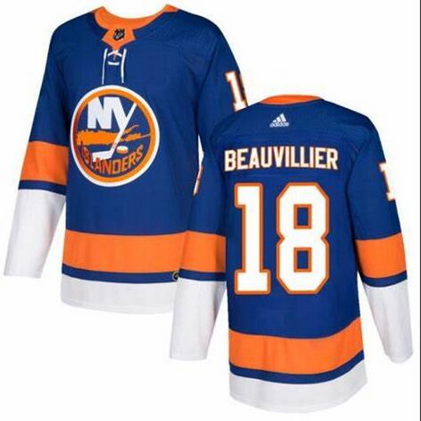 Men New York Islanders 18 Anthony Beauvillier Royal Adidas Jersey