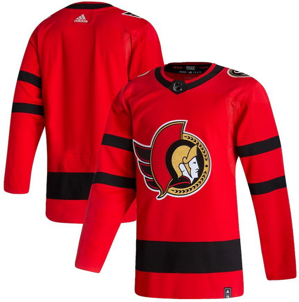 Men Ottawa Senators Blank Red 2020 21 Reverse Retro Adidas Jersey