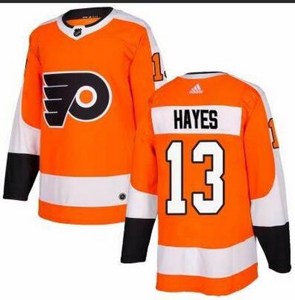 Men Philadelphia Flyers 13 Kevin Hayes Orange Adidas Jersey