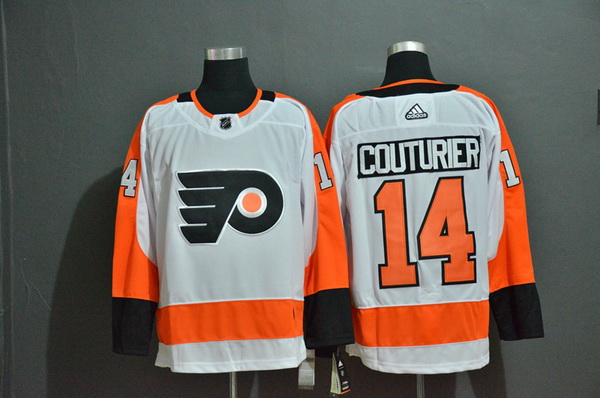 Men Philadelphia Flyers 14 Sean Couturier White Adidas Jersey