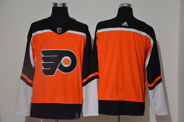 Men Philadelphia Flyers Blank Orange 2020 21 Reverse Retro Adidas Jersey