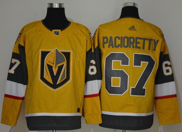 Men Vegas Golden Knights 67 Max Pacioretty Gold 2020 21 Adidas Jersey