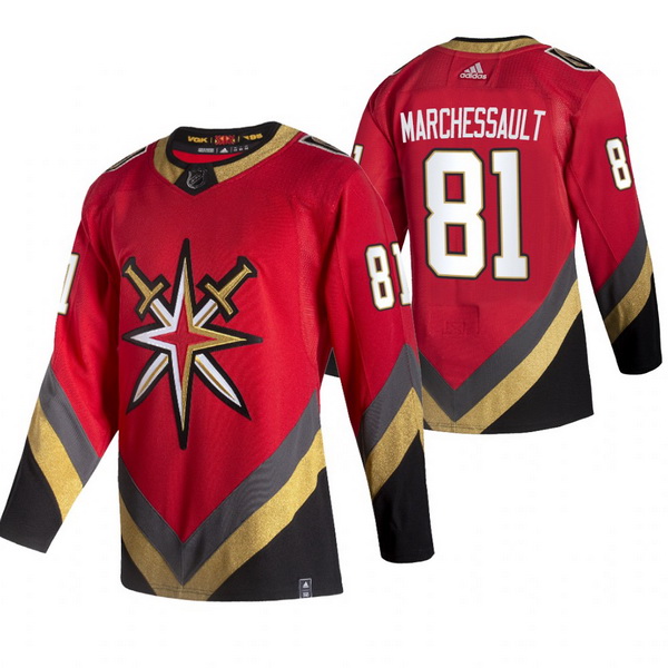 Men Vegas Golden Knights 81 Jonathan Marchessault Red Adidas 202