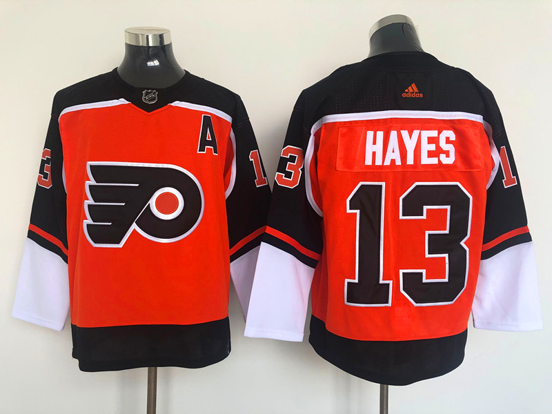 Men Philadelphia Flyers Kevin Hayes 13 2020 21 Reverse Retro Alternate NHL Jersey