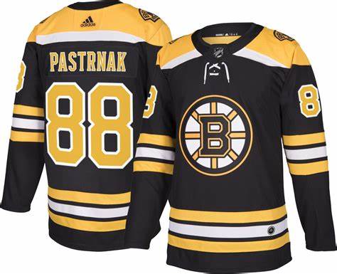 Men Adidas Boston Bruins 88 David Pastrnak Premier Black Home NHL Jersey