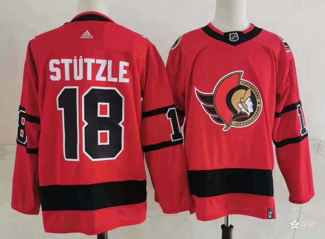 Men Ottawa Senators 18 Tim Stutzle Red 2021 Retro Stitched NHL Jersey