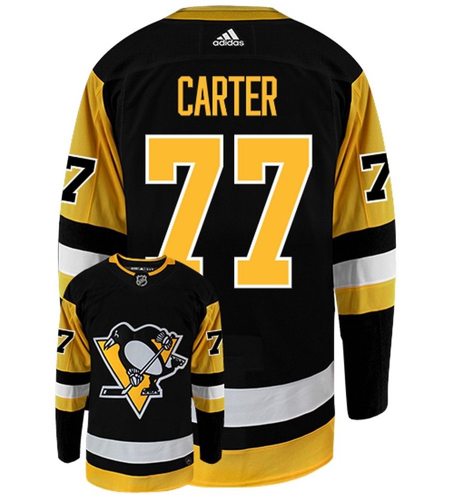 Men Pittsburgh Penguins 77 Jeff Carter 2021 Black Jersey