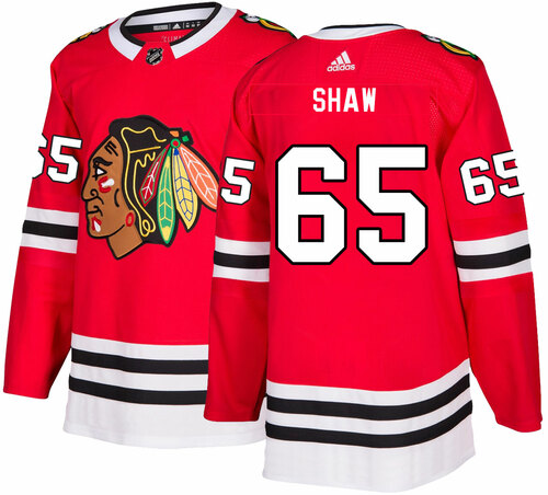 Chicago Blackhawks 65 Andrew Shaw Red Home Jersey