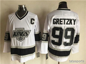 Los Angeles Kings #99 Wayne Gretzky 1993 Vintage CCM White Jerse