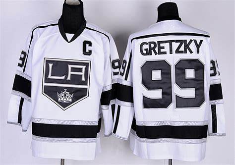 Men Los Angeles Kings #99 Wayne Gretzky  White NHL Jersey