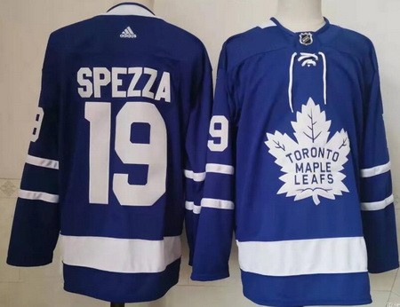 Men Toronto Maple Leafs 19 Jason Spezza Blue Authentic Jersey