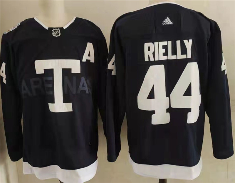 Men's Toronto Maple Leafs 44 Morgan Rielly Navy 2022 NHL Heritag