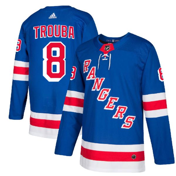 Men Adidas New York Rangers #8 Jacob Trouba Blue Home Stitched N