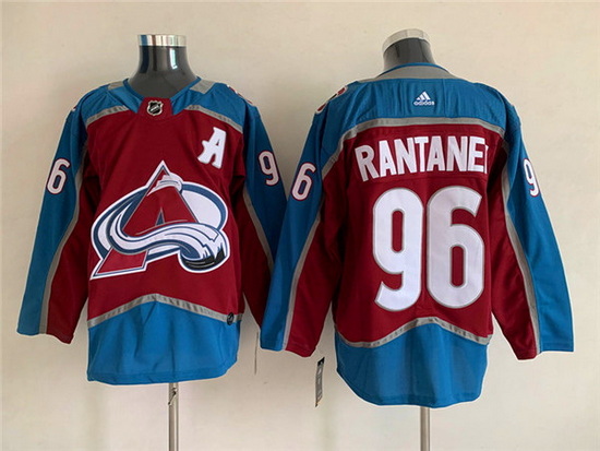 Men Colorado Avalanche 96 Mikko Rantanen Burgundy Stitched Jersey