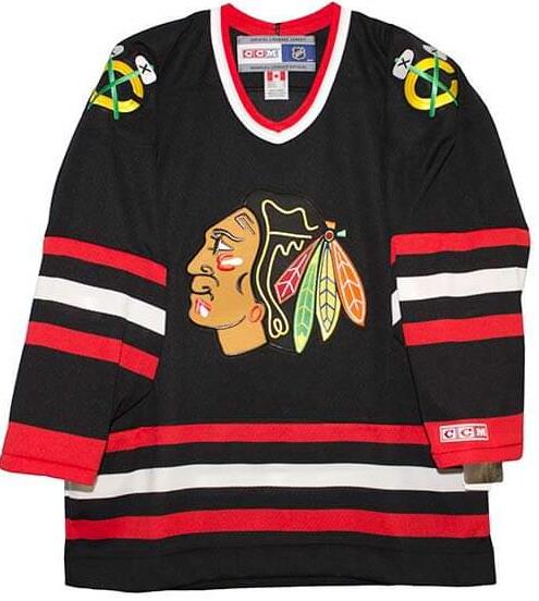 Men Chicago Blackhawks Blank CCM Stitched jersey