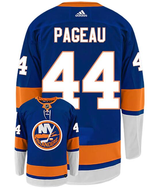 New York Islanders #44 Jean-Gabriel Pageau Adidas Authentic Home NHL Jersey Blue