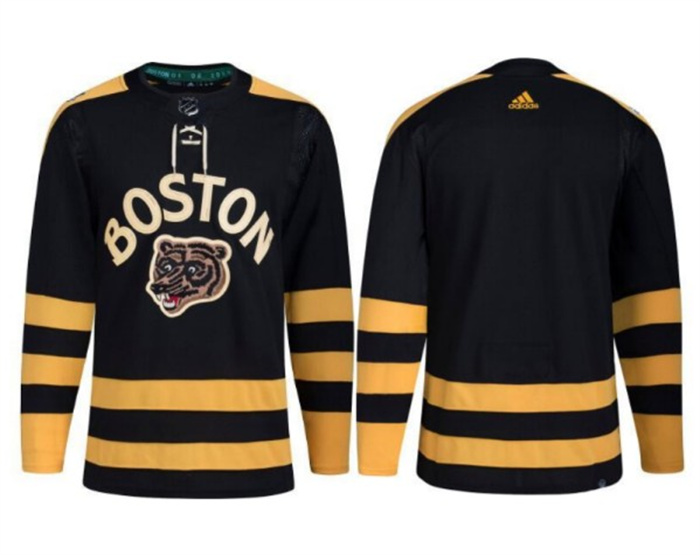 Men Boston Bruins Blank Black Classic Primegreen Stitched Jersey