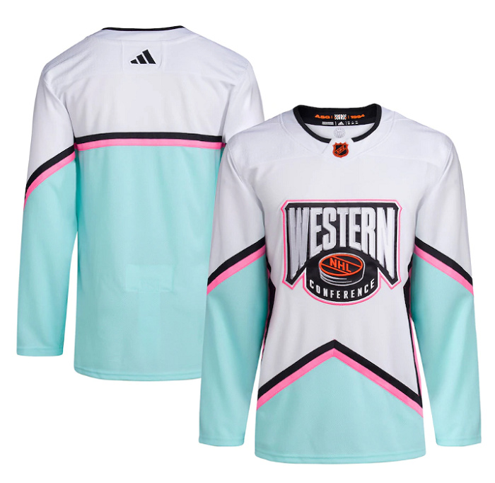 Men All Star Game Western Conference 2023 White Stitched Hockey Jersey