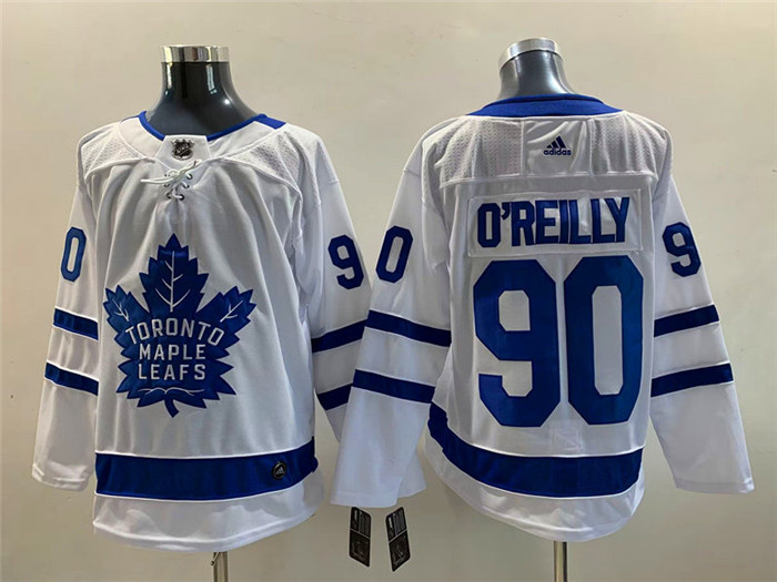 Men Toronto Maple Leafs 90 Ryan O 27Reilly White Stitched Jersey