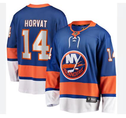 Adidas Bo Horvat New York Islanders Fanatics Branded Home Breakaway Jersey Blue