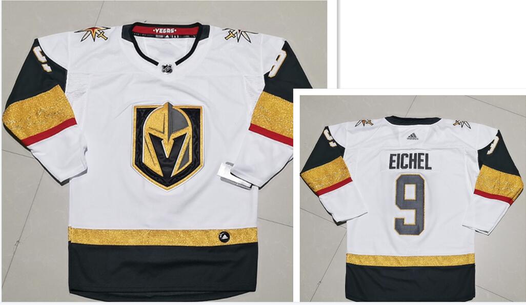 Adidas Vegas Golden Knights #9 Jack Eichel white Away Authentic Stitched NHL Jersey