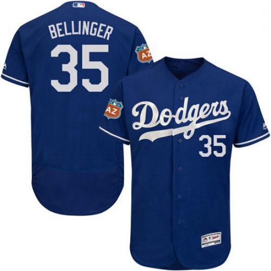 Mens Majestic Los Angeles Dodgers 35 Cody Bellinger Royal Blue Flexbase Authentic Collection MLB Jer