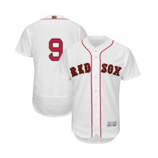 Mens Boston Red Sox 9 Ted Williams White 2019 Gold Program Flex Base Authentic Collection Baseball J