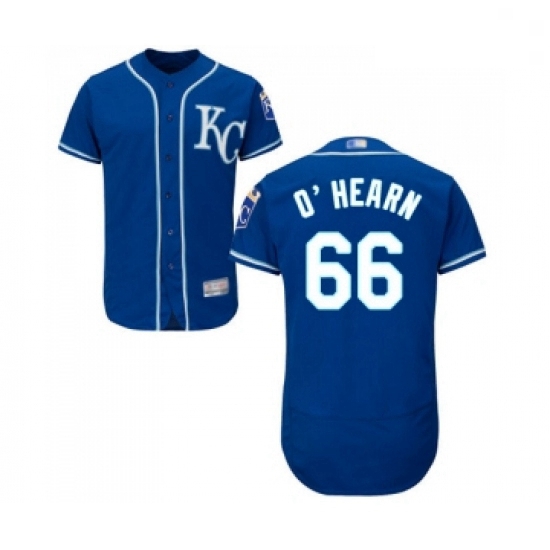 Mens Kansas City Royals 66 Ryan O Hearn Royal Blue Alternate Flex Base Authentic Collection Baseball