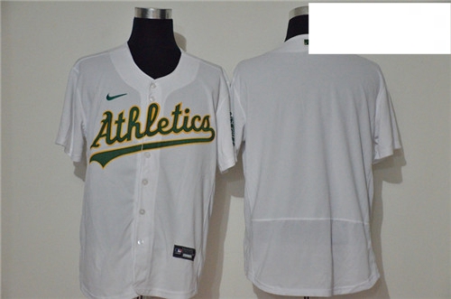 Athletics Blank White Nike 2020 Flexbase Jersey