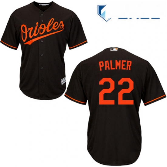 Youth Majestic Baltimore Orioles 22 Jim Palmer Replica Black Alternate Cool Base MLB Jersey