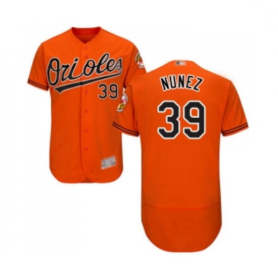 Mens Baltimore Orioles 39 Renato Nunez Orange Alternate Flex Base Authentic Collection Baseball Jers