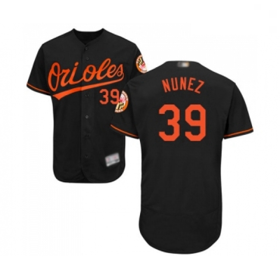 Mens Baltimore Orioles 39 Renato Nunez Black Alternate Flex Base Authentic Collection Baseball Jerse